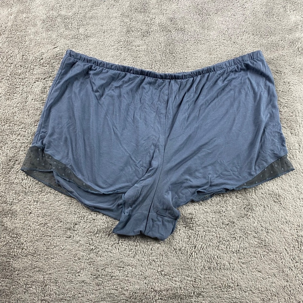 Victoria's Secret Sleep PJ Lounge Shorts Womens Medium Blue